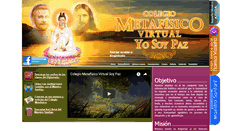 Desktop Screenshot of colegiometafisicovirtual.com